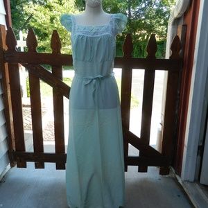 Vintage Rayon Satin Night Gown